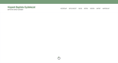 Desktop Screenshot of kispestibaptista.hu